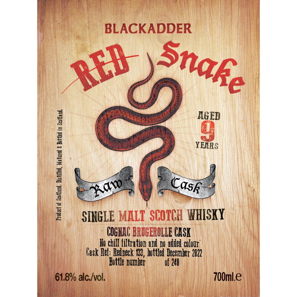 Blackadder Red Snake 133 Scotch Blackadder 