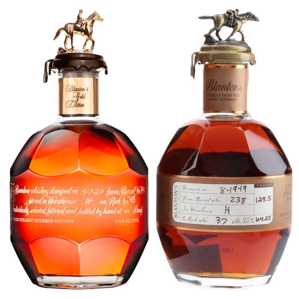 Blanton's Gold and Straight From The Barrel Bundle Bourbon Blanton's Bourbon 