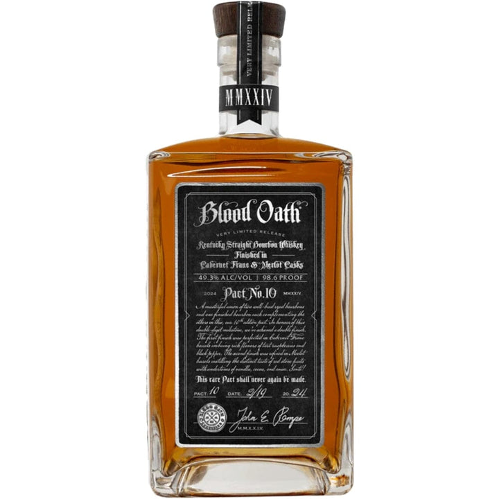 Blood Oath Pact No. 10 Bourbon Blood Oath 