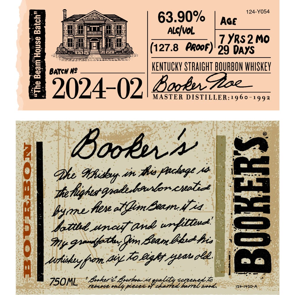 Booker's Bourbon “The Beam House Batch” 2024-02 Bourbon Booker's Bourbon 