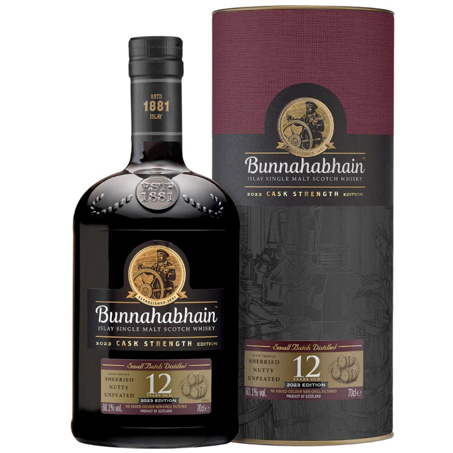 Bunnahabhain 12 Year Old Cask Strength 2023 Edition Scotch Bunnahabhain 