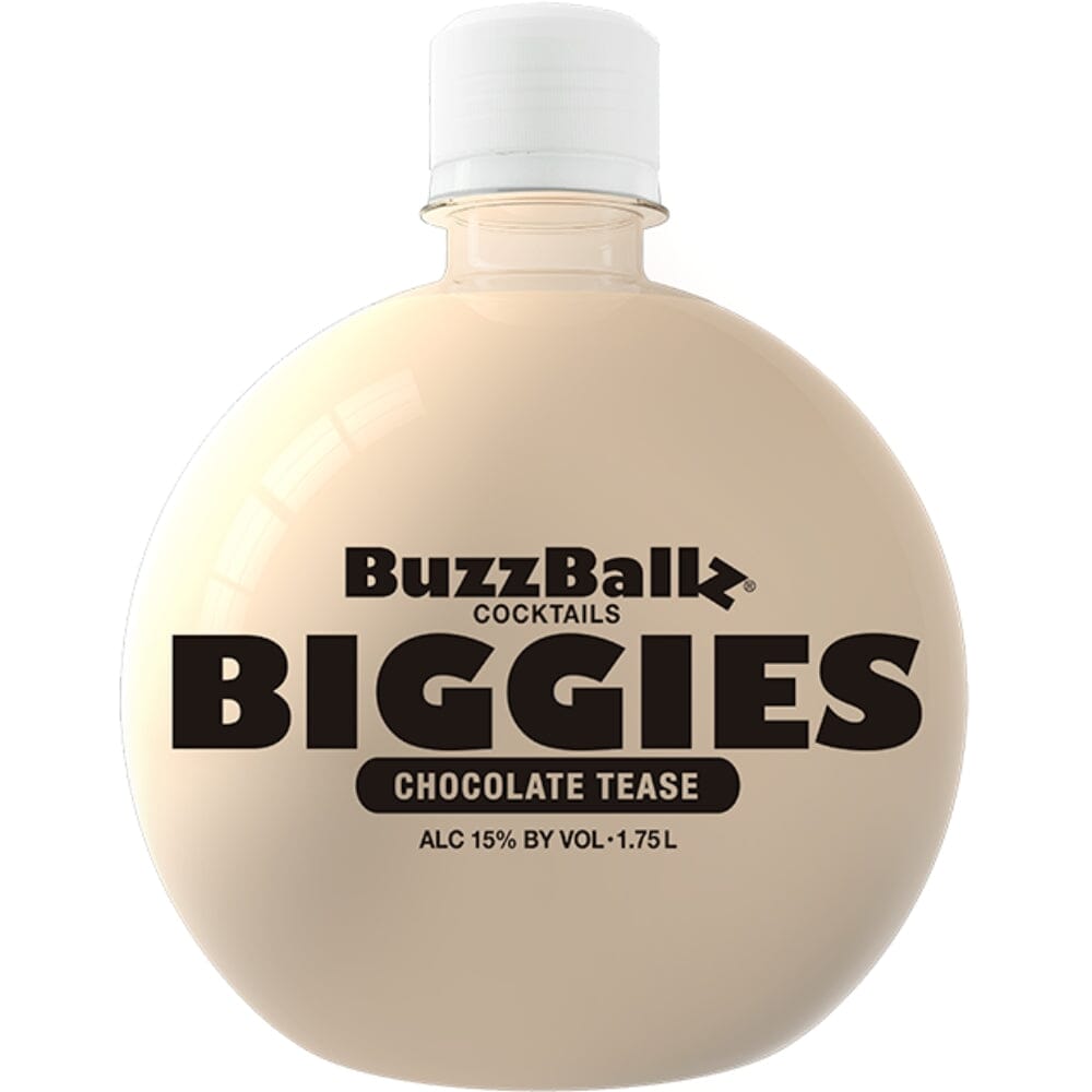 Buzzballz Biggies Chocolate Tease Pre-Mixed Cocktails 1.75L Ready-To-Drink Cocktails Buzzballz 