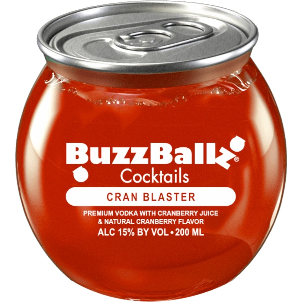 Buzzballz Cran Blaster Pre-Mixed Cocktails 4-Pack Ready-To-Drink Cocktails Buzzballz 