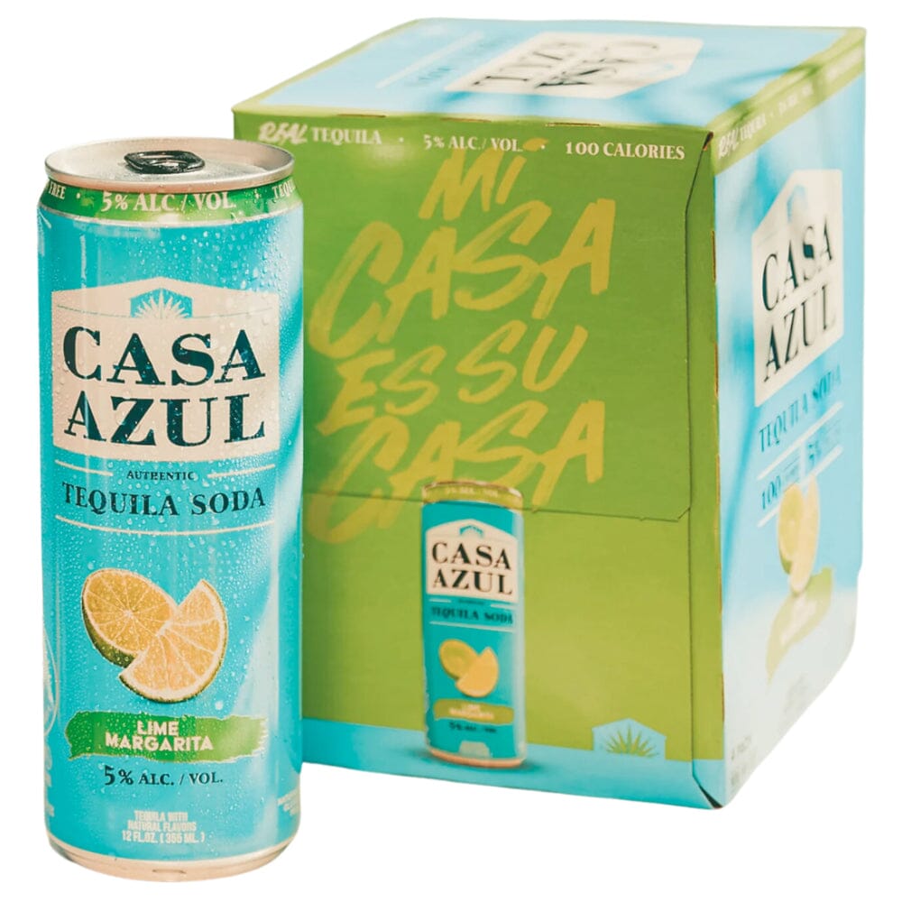 Casa Azul Lime Tequila Soda 4PK Ready-To-Drink Cocktails Casa Azul Spirits 