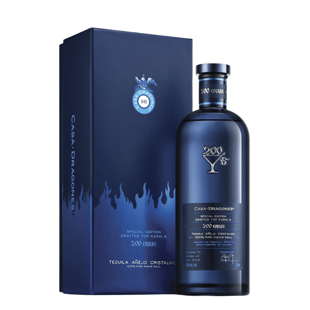 Casa Dragones Karol G Special Edition 200 Copas Añejo Cristalino Tequila Tequila Tequila Casa Dragones 