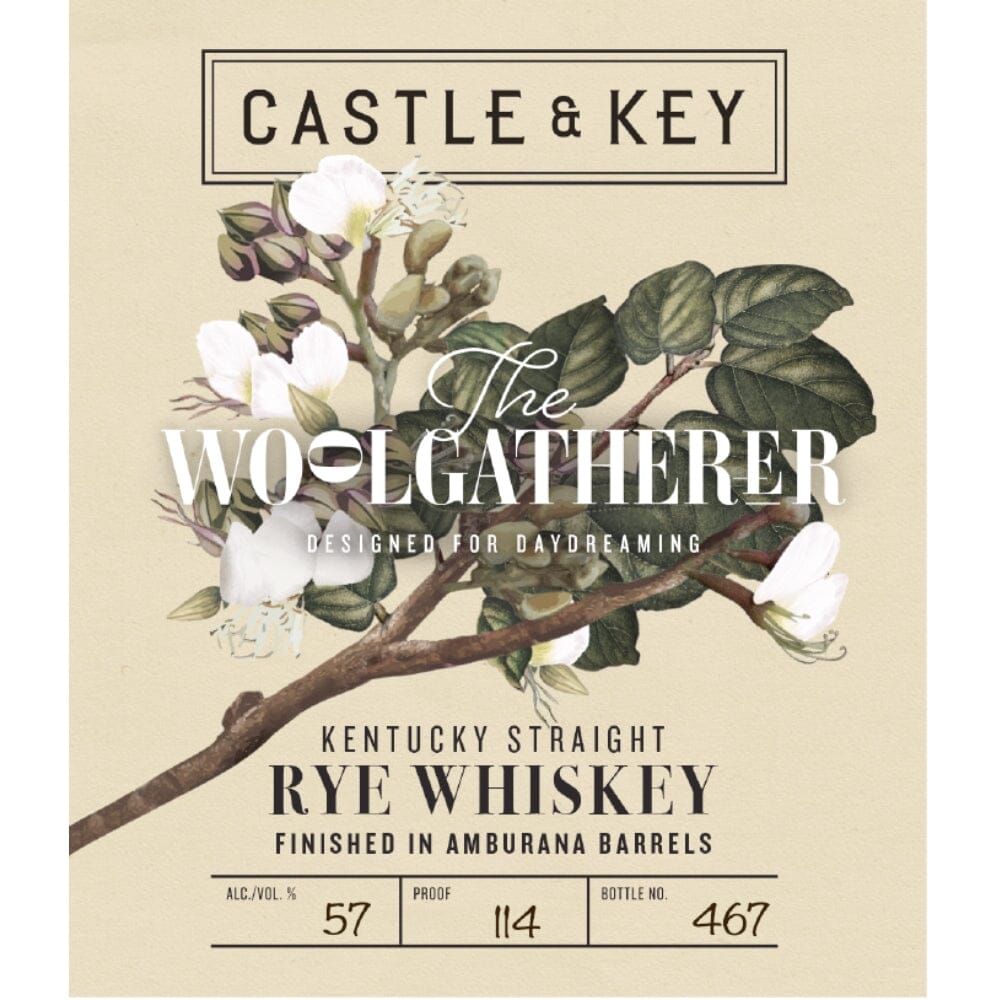 Castle & Key The Woolgatherer Rye Finished in Amburana Barrels Rye Whiskey Castle & Key 