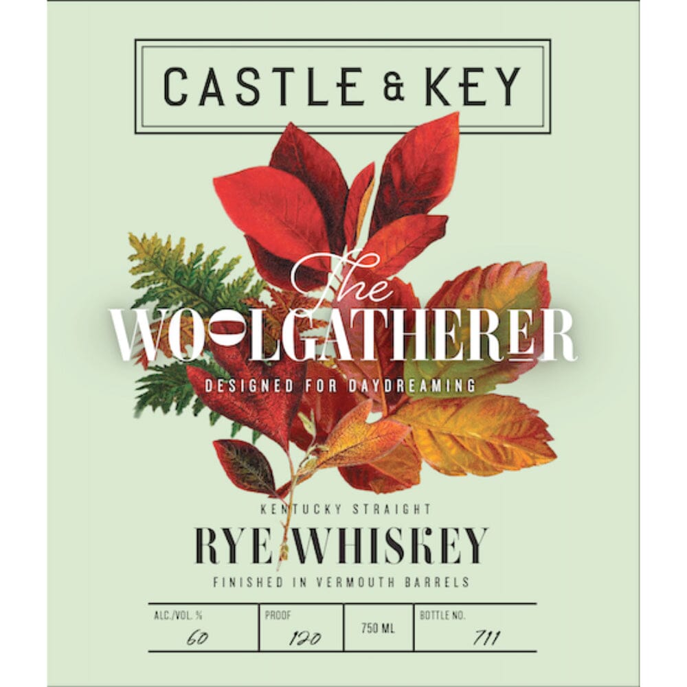 Castle & Key The Woolgatherer Rye Finished in Vermouth Barrels Rye Whiskey Castle & Key 