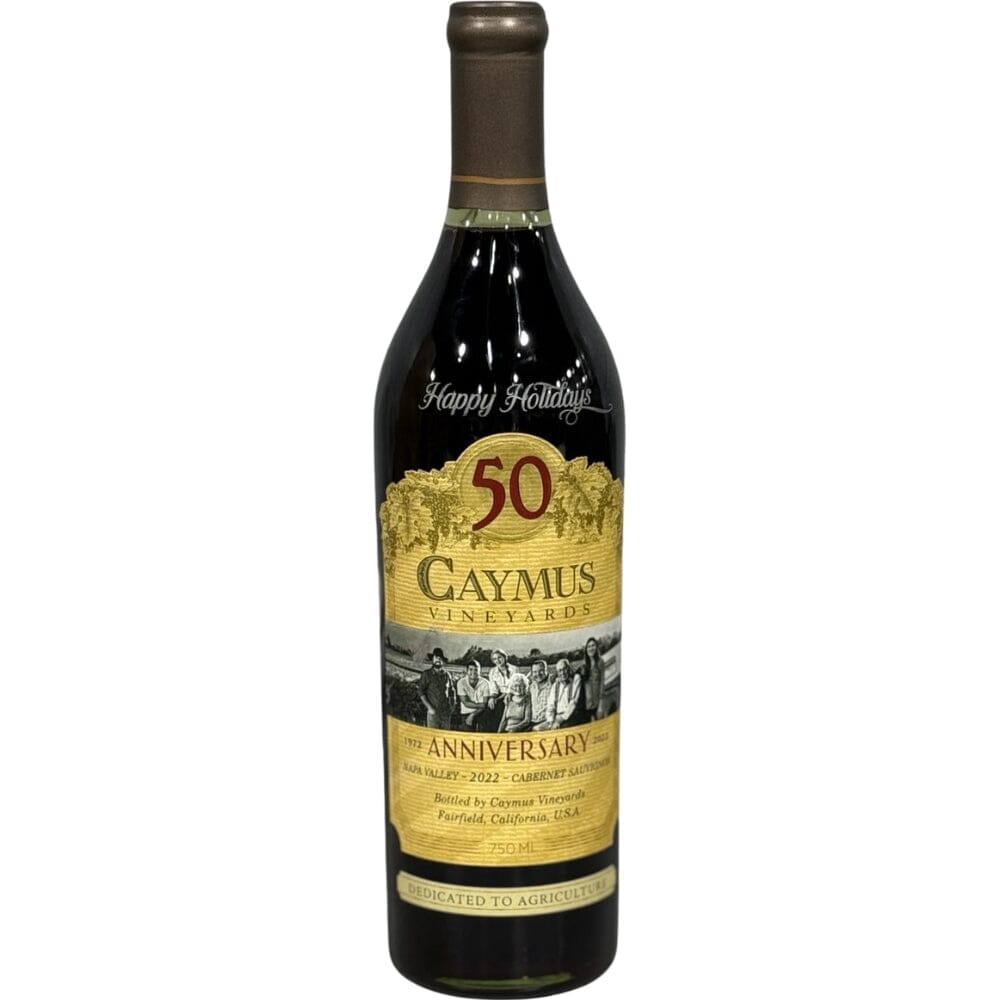 Caymus 50th Anniversary Napa Valley Cabernet Sauvignon 2022 - Holiday Engraving Edition Wine Caymus Vineyards 