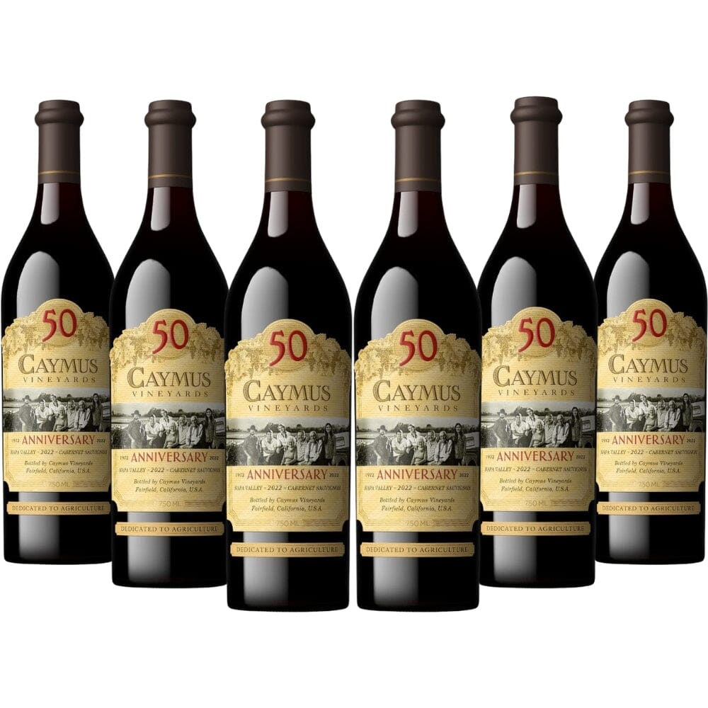 Caymus 50th Anniversary Napa Valley Cabernet Sauvignon 2022 6pk Wine Caymus Vineyards 