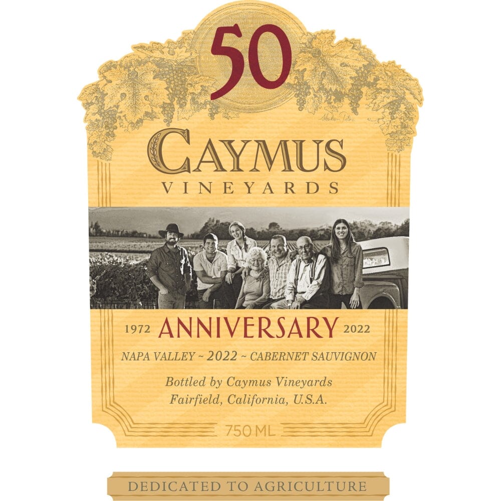 Caymus 50th Anniversary Napa Valley Cabernet Sauvignon 2022 Wine Caymus Vineyards 