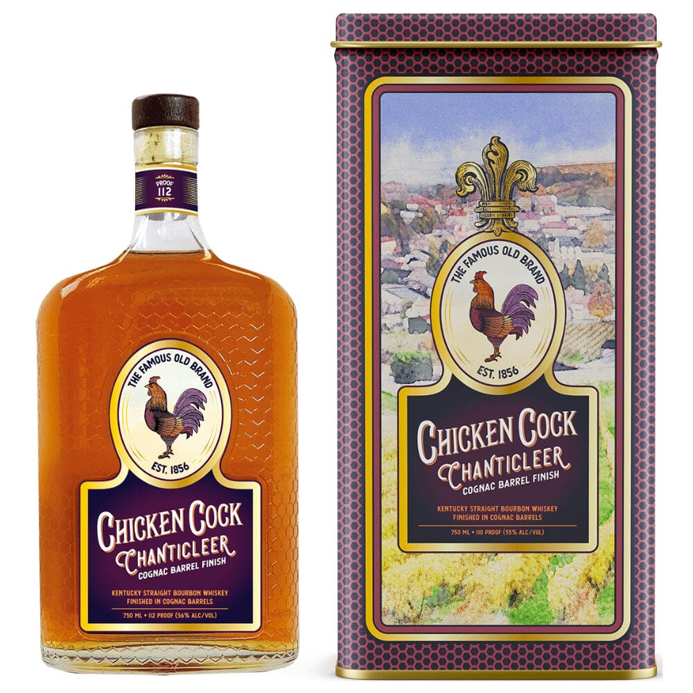 Chicken Cock Chanticleer Cognac Barrel Finish Annual Commemorative Tin 2nd Edition Cotton Club Bourbon Chicken Cock 