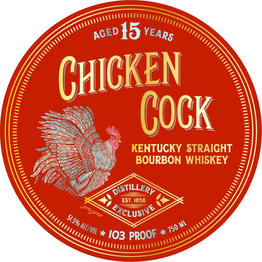 Chicken Cock Distillery Exclusive 15 Year Old Straight Bourbon Bourbon Chicken Cock 