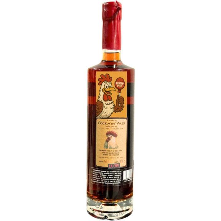 Cock of the Walk Uncut and Unfiltered Single Barrel Wheated Bourbon Privately Selected by Cock of the Trail Bourbon Cock of the Walk 
