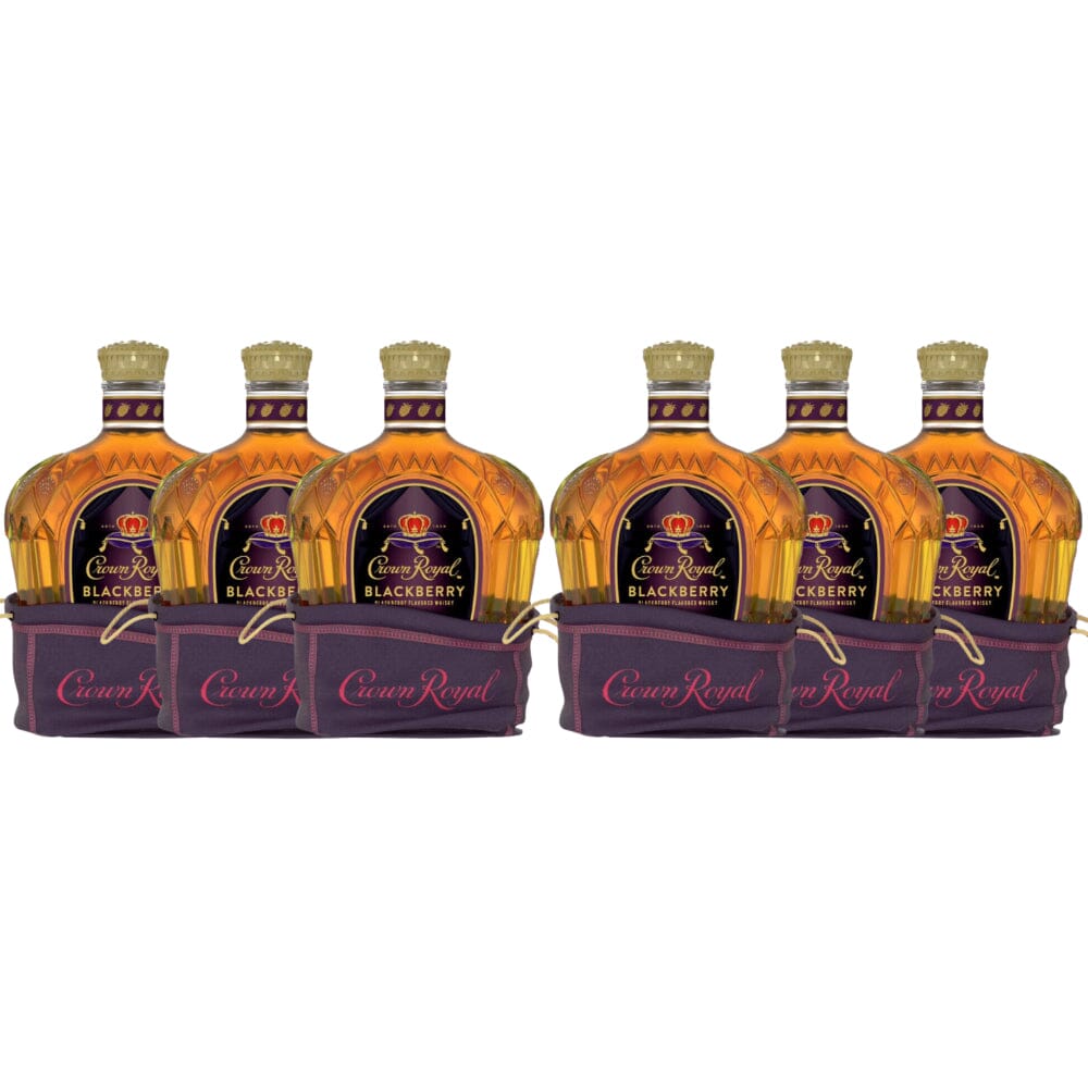 Crown Royal Blackberry Flavored Whisky 6pk Flavored Whiskey Crown Royal 