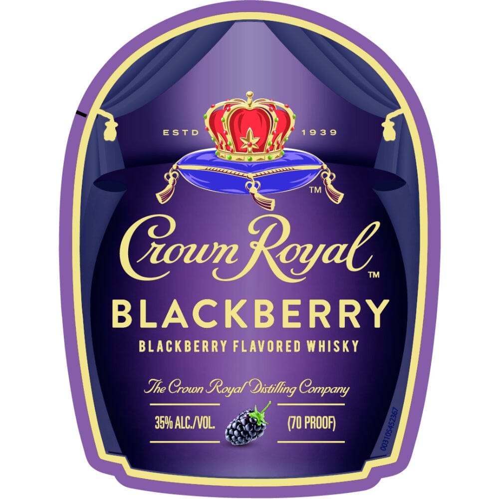 Crown Royal Blackberry Flavored Whisky Flavored Whiskey Crown Royal 