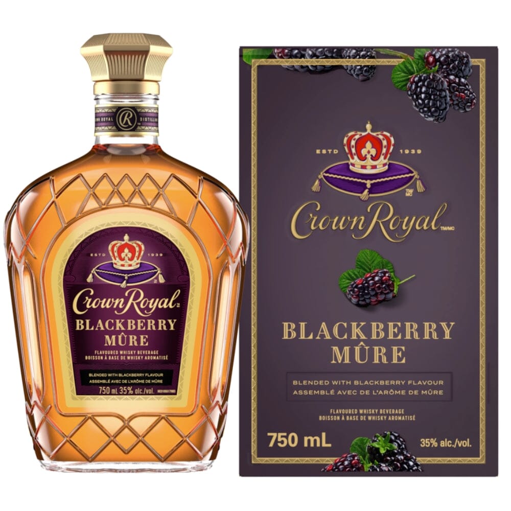 Crown Royal Blackberry Mûre Flavored Whisky Canadian Whisky Crown Royal 