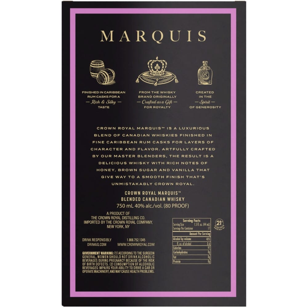 Crown Royal Marquis Canadian Whisky Crown Royal 