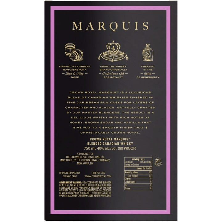 Crown Royal Marquis Canadian Whisky Crown Royal 