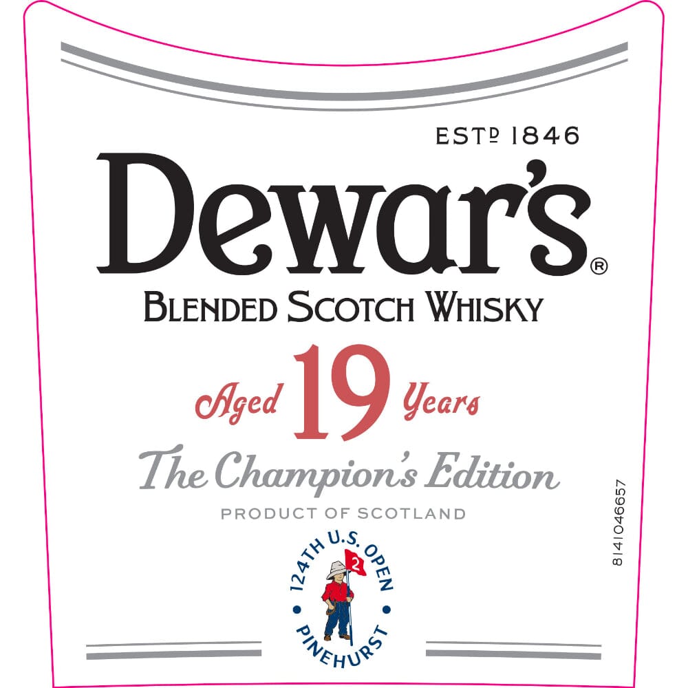 Dewar's 19 Year Old US Open The Champions Edition 2024 Scotch Dewar's 