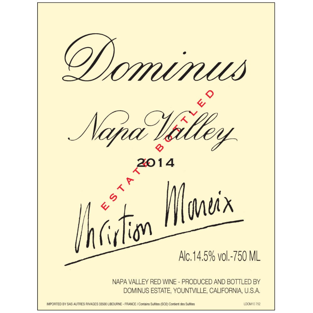 Dominus Estate Napa Valley 2014 750ml Wine Dominus Estate 