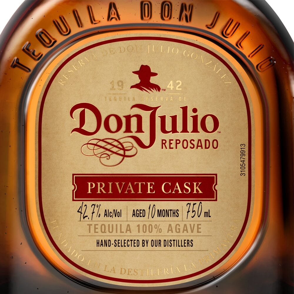 Don Julio Private Cask Reposado Tequila 85.4 Proof Tequila Don Julio Tequila 