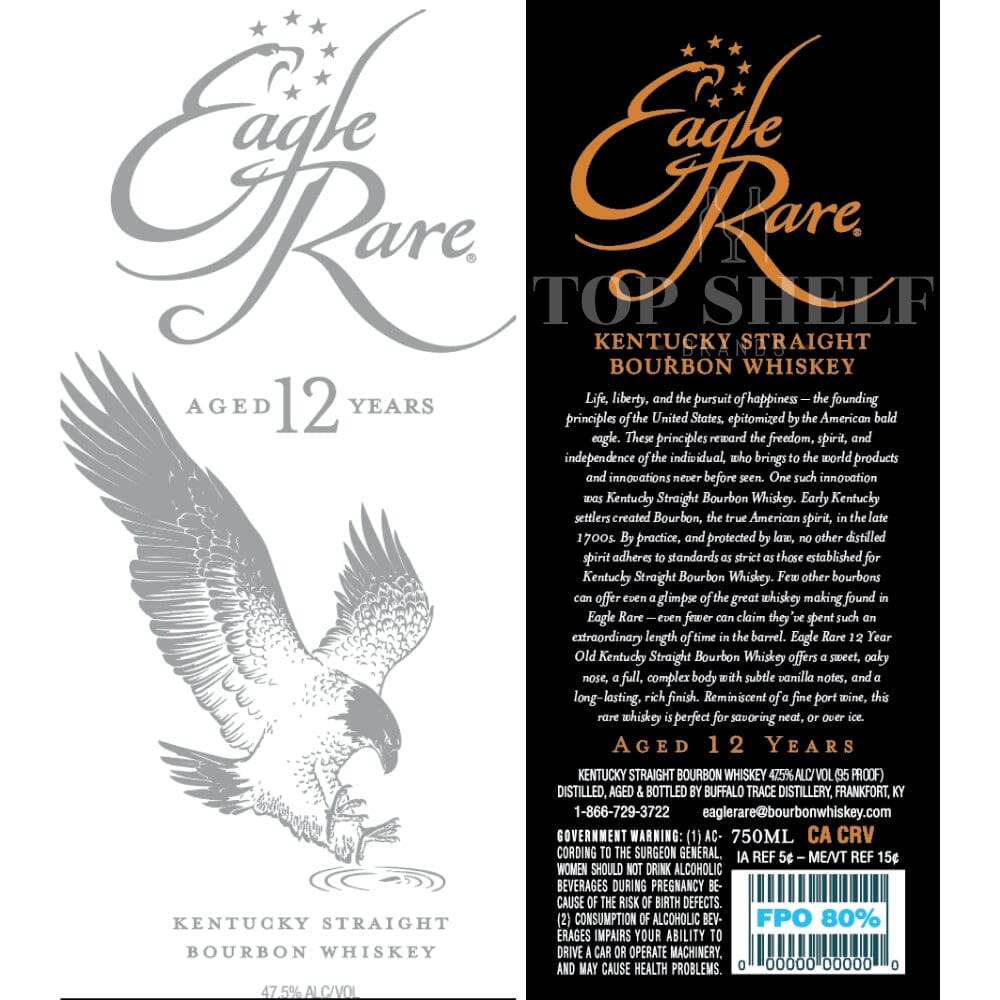 Eagle Rare 12 Year Old Bourbon Bourbon Eagle Rare 