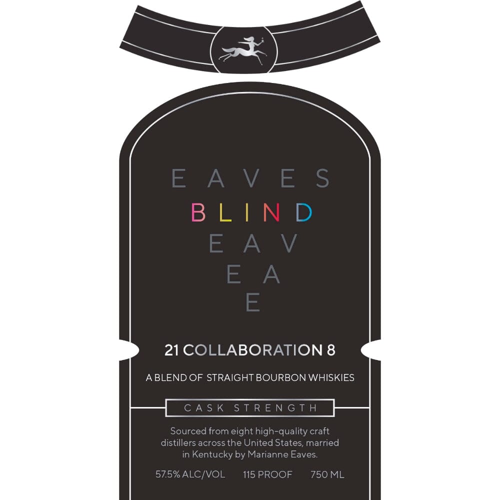 Eaves Blind 21 Collaboration 8 Blend Bourbon Bourbon Eaves Blind 