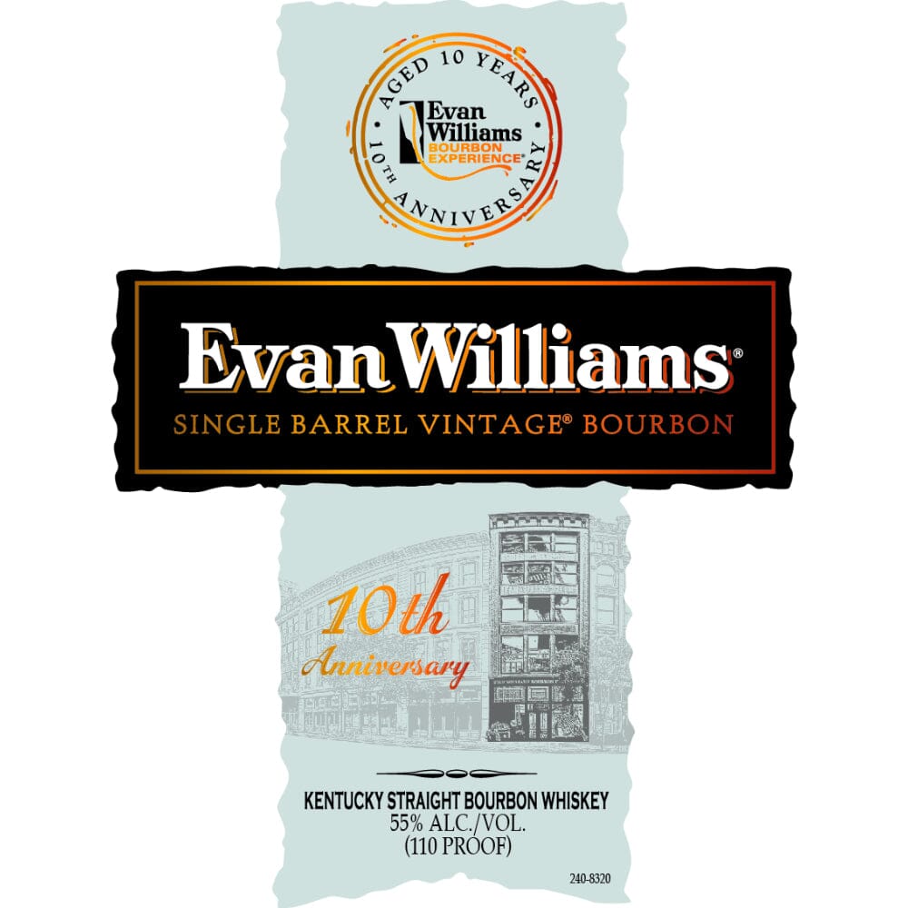 Evan Williams 10th Anniversary Bourbon Experience Bourbon Evan Williams 