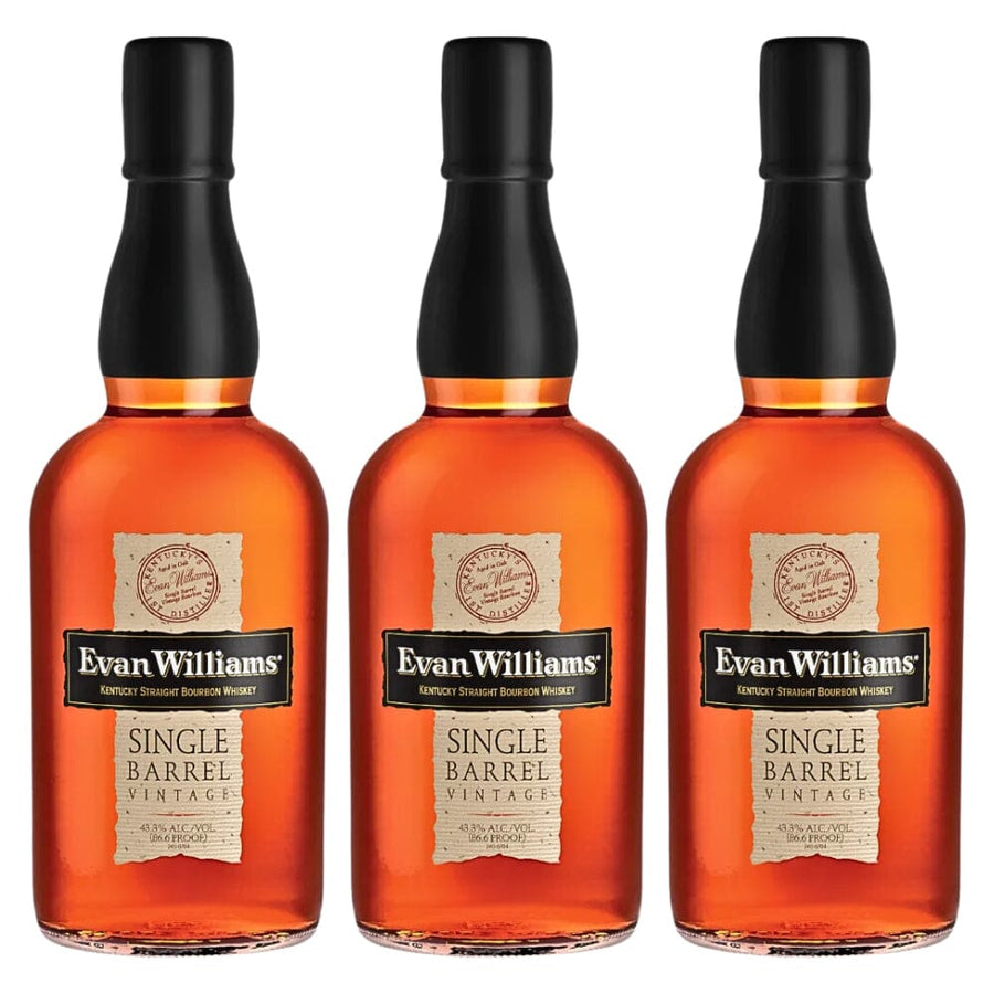 Evan Williams Single Barrel Vintage Bourbon 3pk Bourbon Evan Williams 