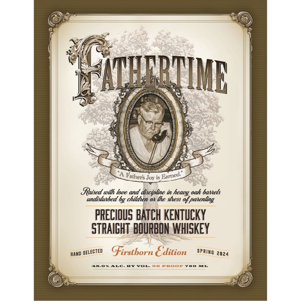 Fathertime Firstborn Edition Bourbon By Jim Gaffigan Bourbon Fathertime 