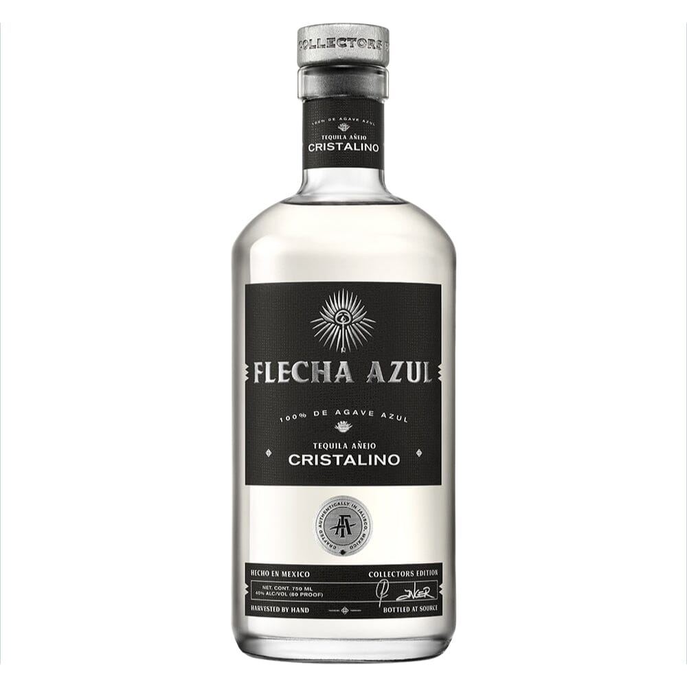 Flecha Azul Cristalino Anejo Tequila By Mark Wahlberg Tequila Flecha Azul Tequila 