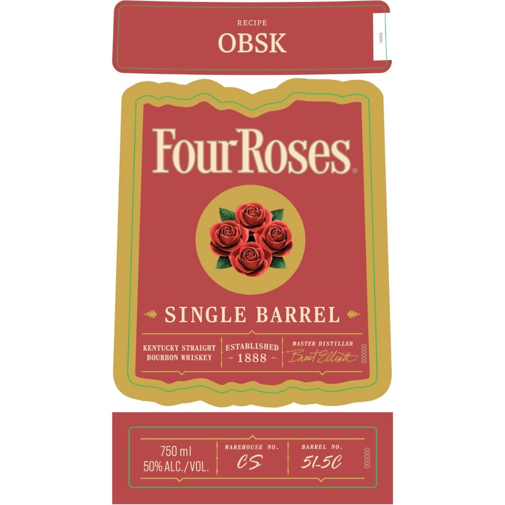 Four Roses OBSK Single Barrel Bourbon Bourbon Four Roses 