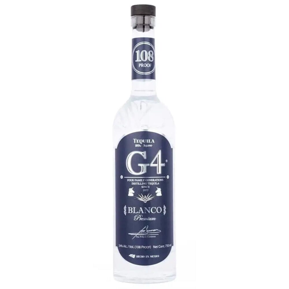 G4 Tequila Blanco 108 High Proof Tequila G4 Tequila 