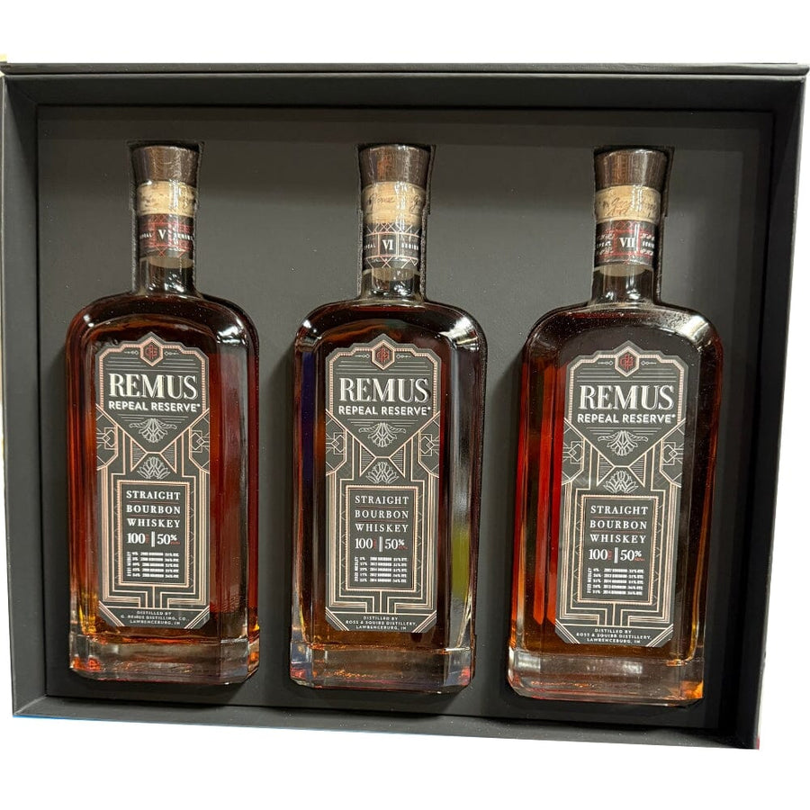 George Remus Repeal Reserve Bourbon Volume V-VII Trilogy Pack (3x750ml) Bourbon Remus Bourbon 