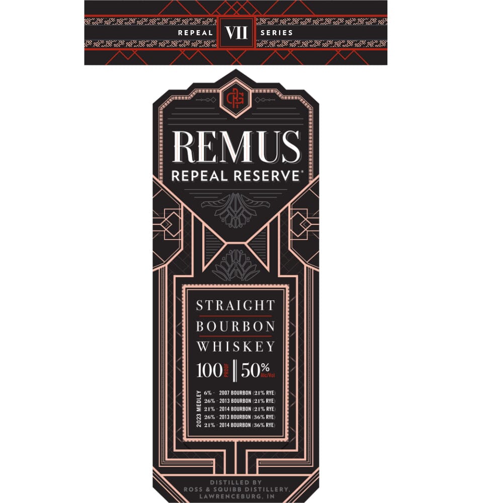 George Remus Repeal Reserve VII Bourbon Whiskey George Remus 
