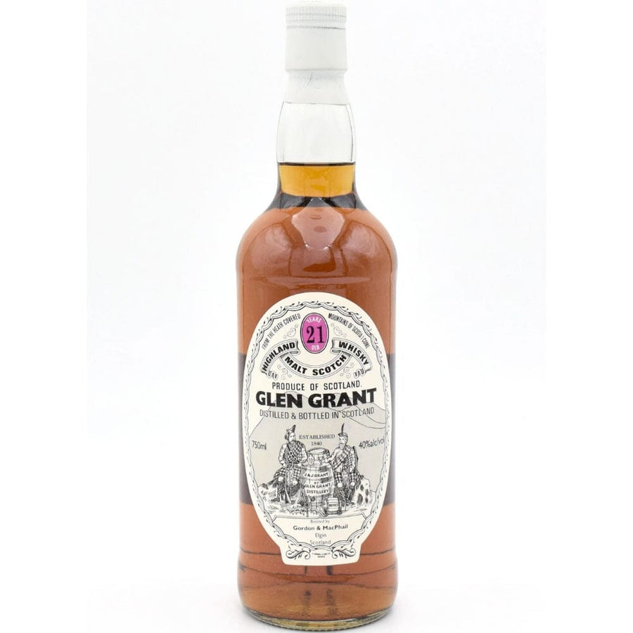 Glen Grant Gordan & MacPhail 21 Year Old Scotch Whisky 1970s Bottling Scotch Gordon & Macphail 