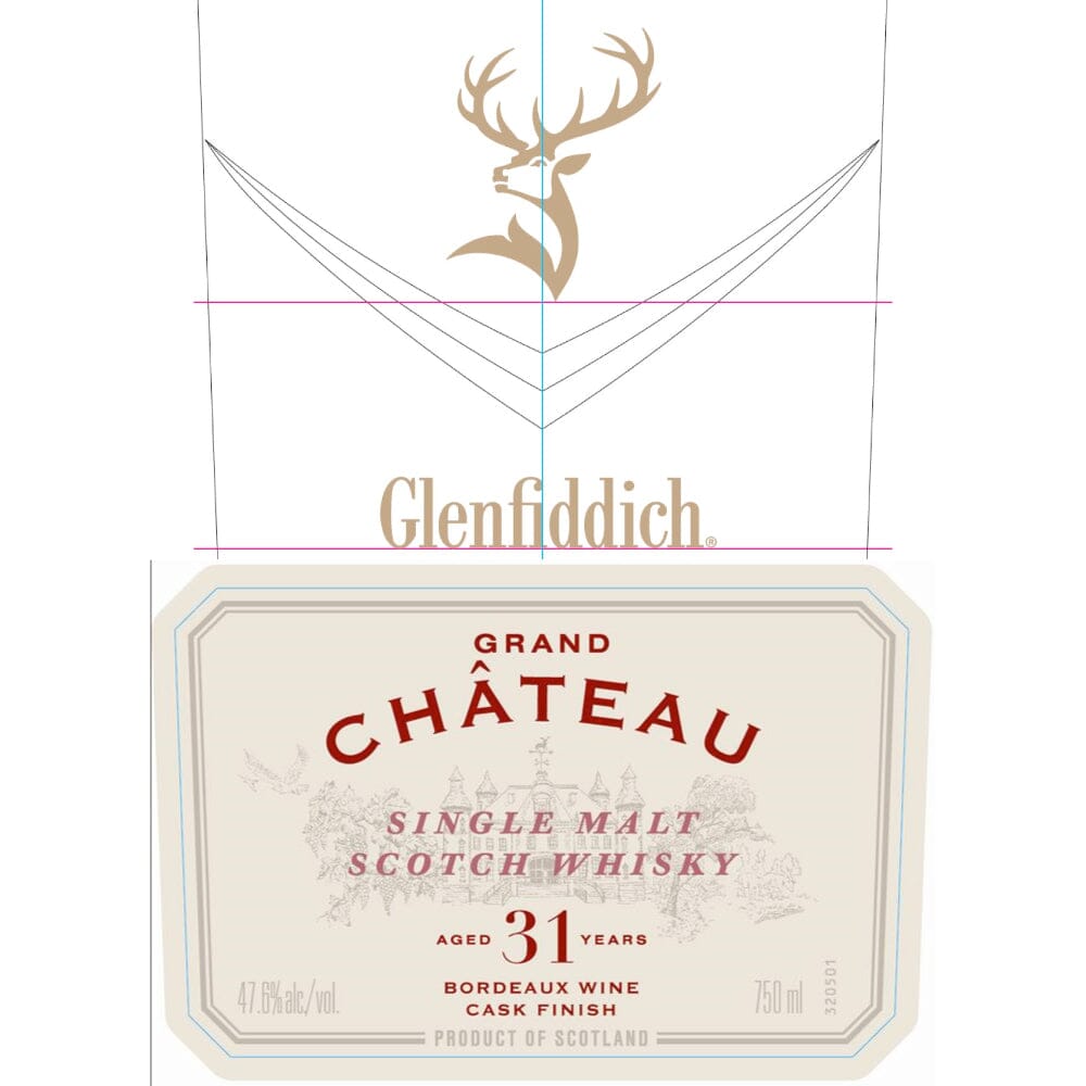Glenfiddich Grand Chateau Bordeaux Wine Cask Finish 31 Year Old Scotch Glenfiddich 