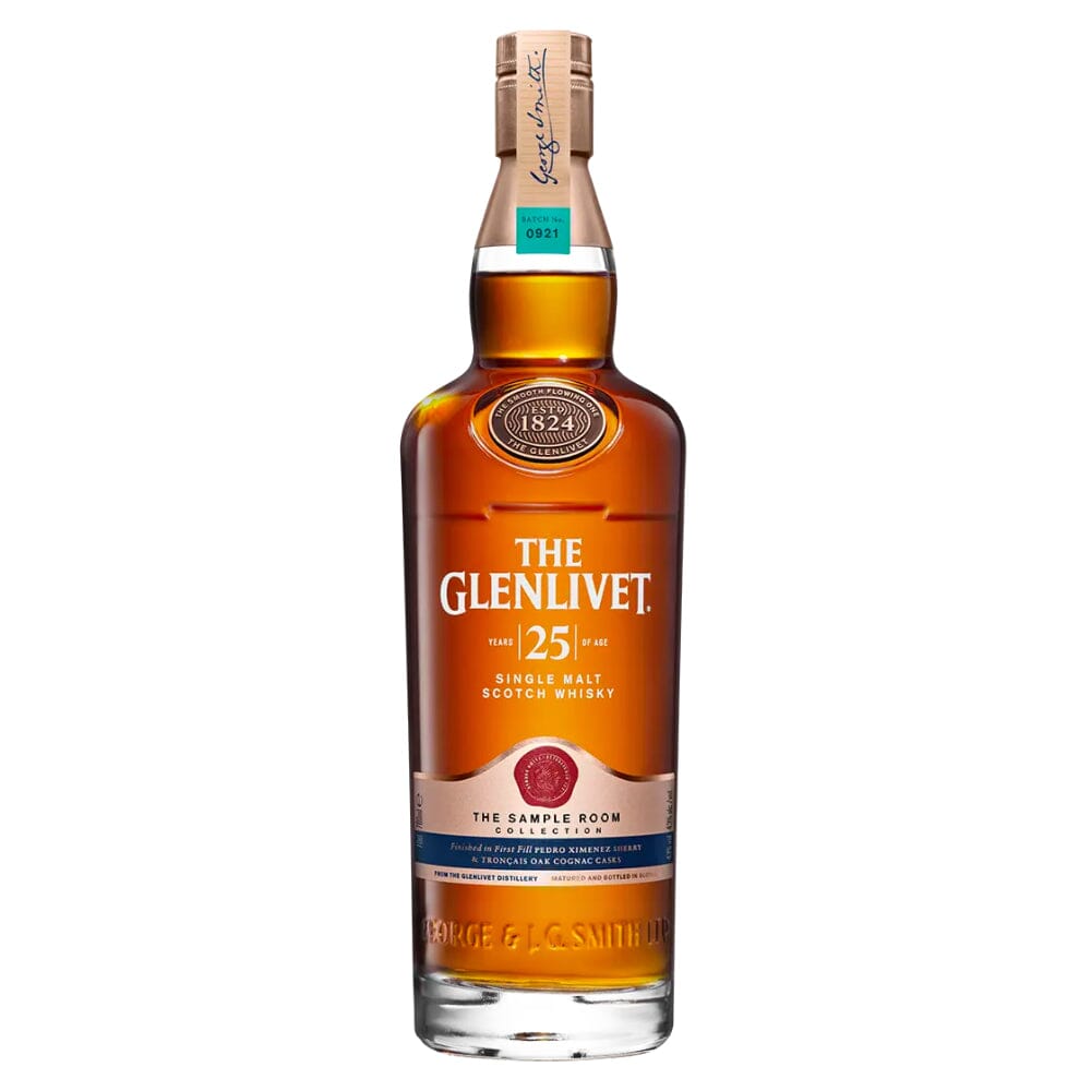 Glenlivet 25 Year Old Single Malt Scotch Scotch The Glenlivet 