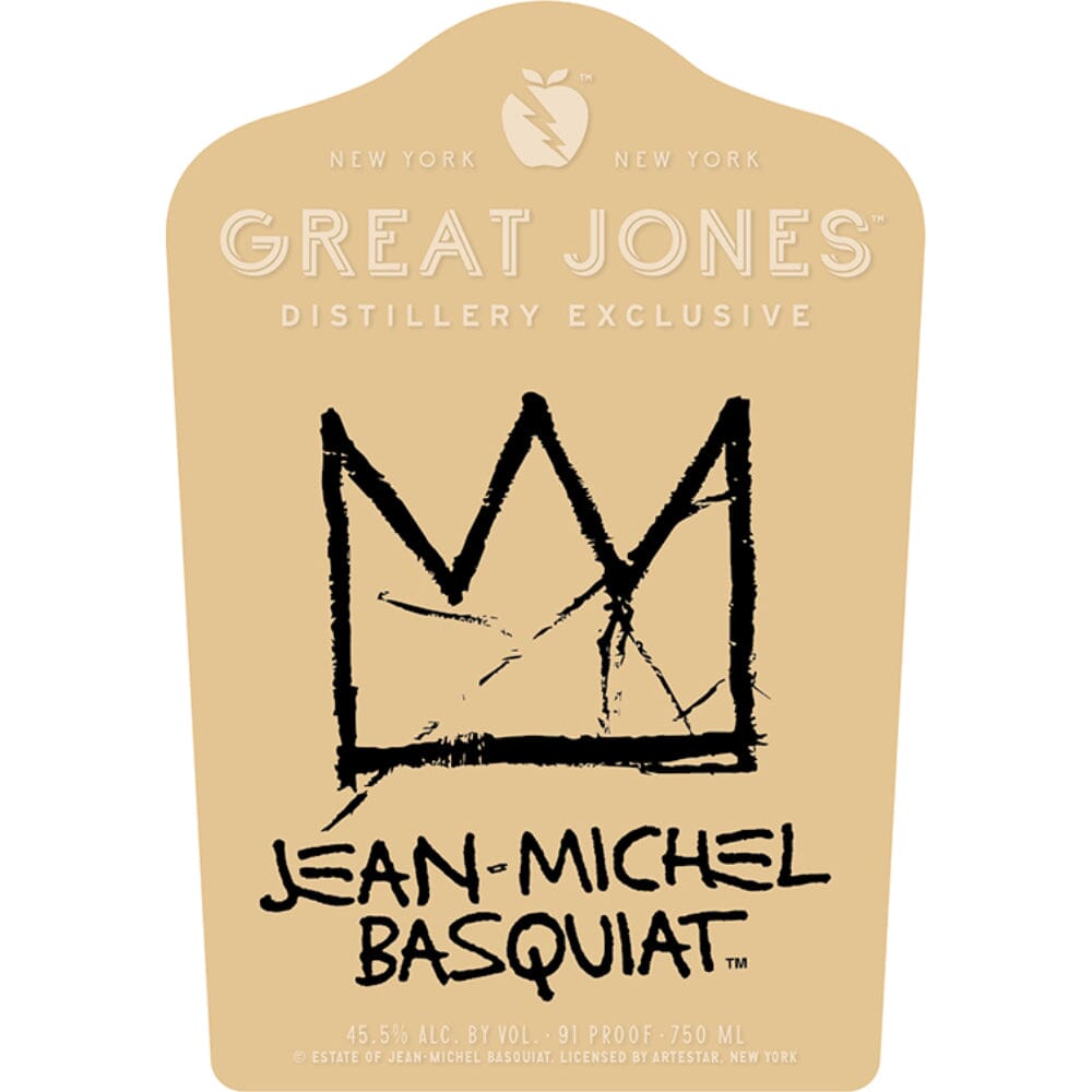 Great Jones Jean-Michel Basquiat Bourbon Whiskey Great Jones Distillery 