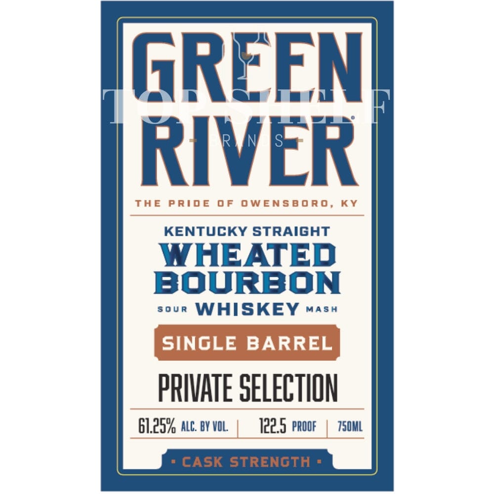 Green River Single Barrel Wheated Bourbon Bourbon Green River Distilling 