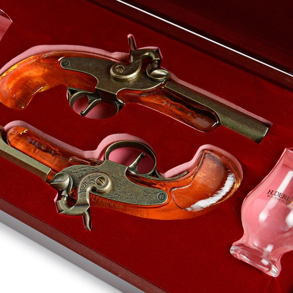 Buy H. Deringer Bourbon Whiskey Pistol Set Online | SipWhiskey.Com