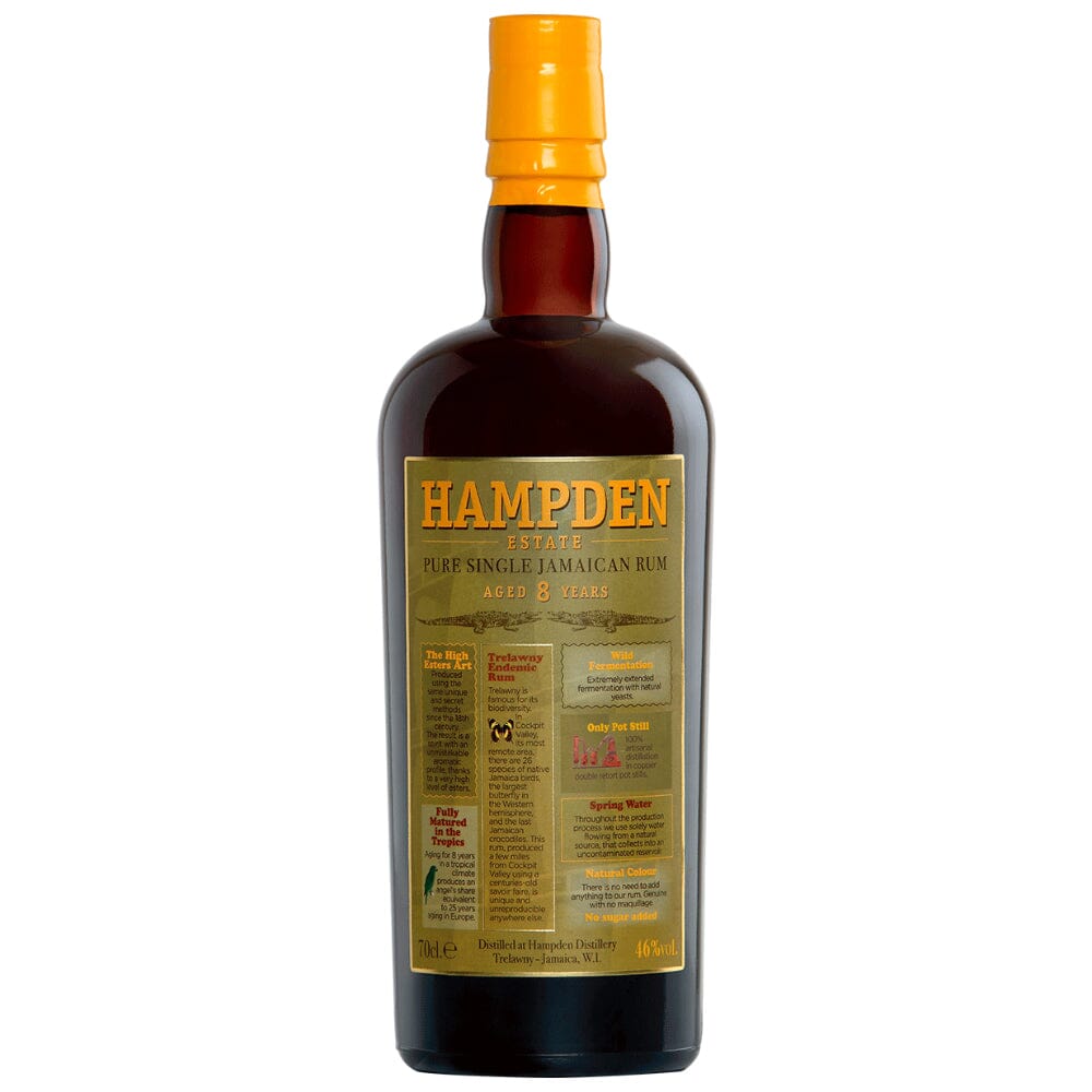 Hampden 8 Year Estate Rum Rum Hampden Estate Rum 