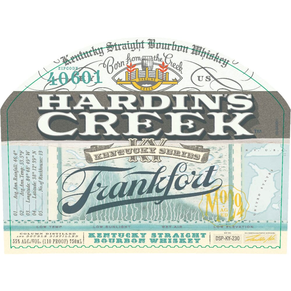 Hardin’s Creek Kentucky Series Frankfort Bourbon Bourbon Hardin's Creek 