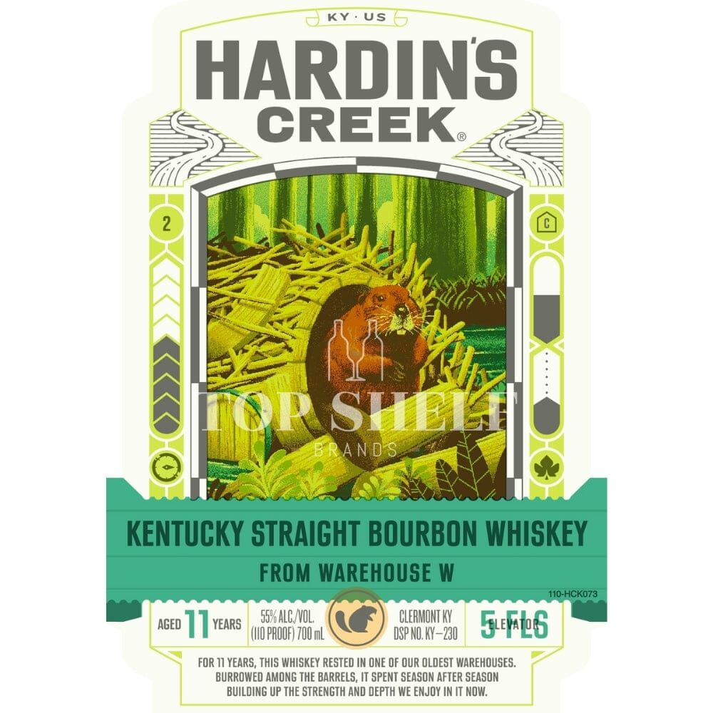 Hardin’s Creek Warehouse W 11 Year Old Bourbon Bourbon Hardin's Creek 