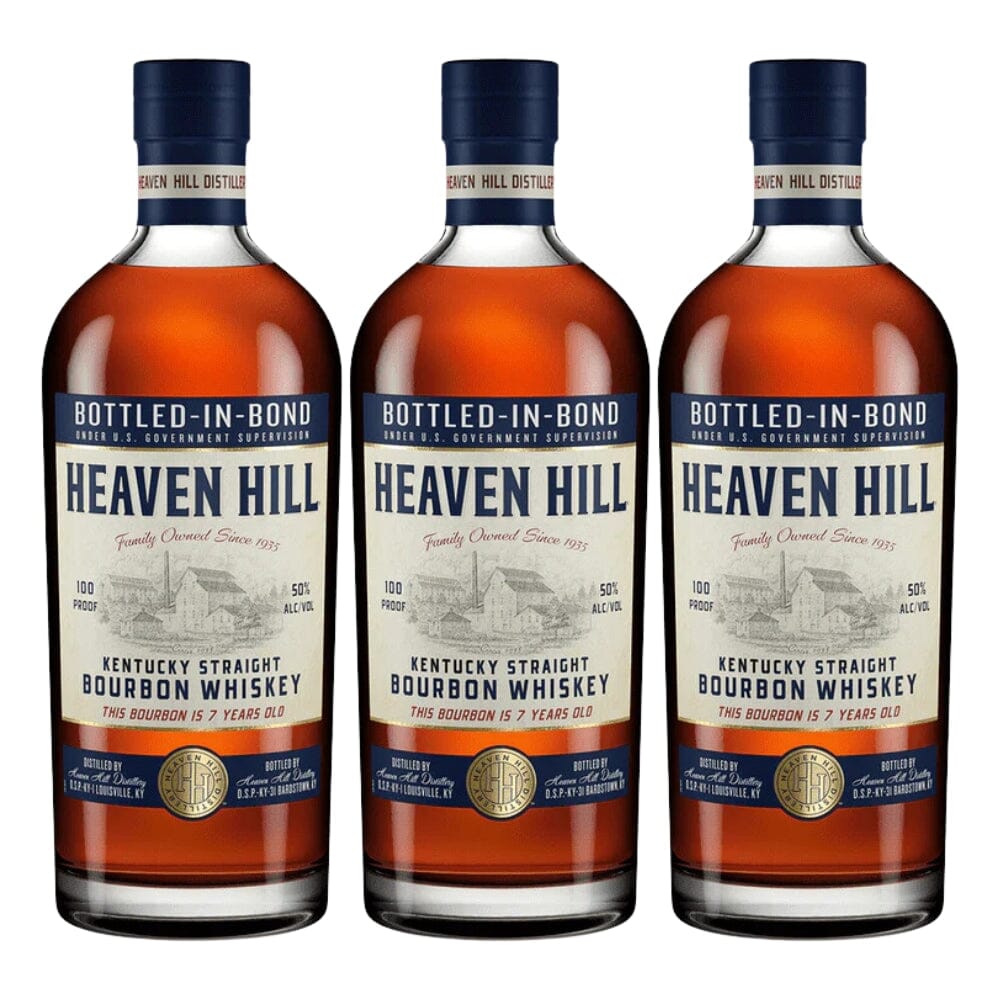 Heaven Hill Bottled in Bond 7 Year Old 3pk