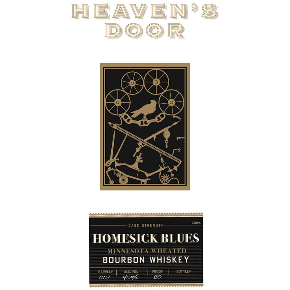 Heaven’s Door Homesick Blues Minnesota Wheated Bourbon Bourbon Heaven's Door Whiskey 