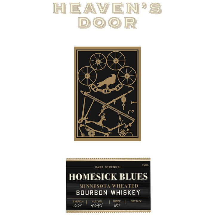 Heaven’s Door Homesick Blues Minnesota Wheated Bourbon Bourbon Heaven's Door Whiskey 