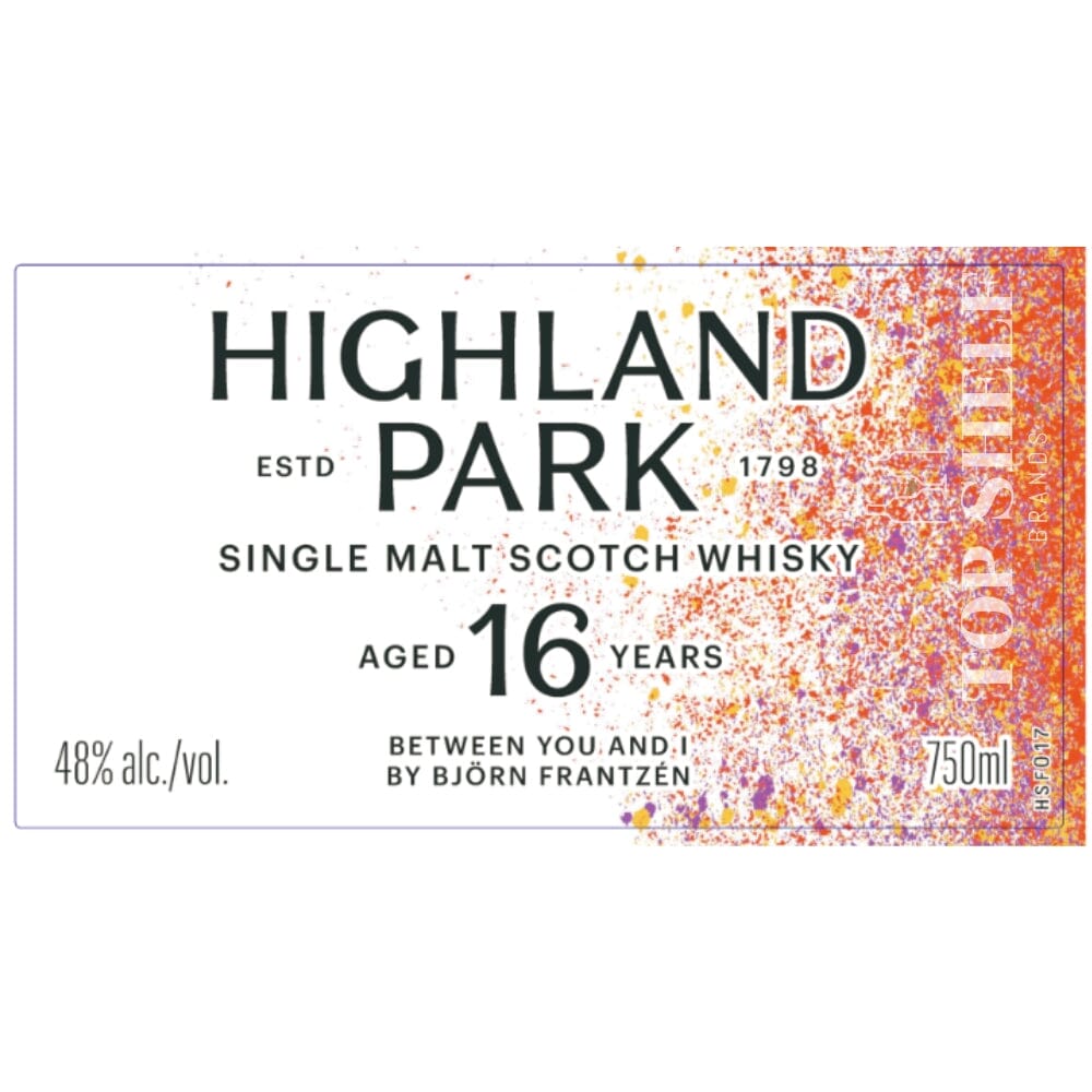 Highland Park 16 Year Old Between You and I By Bjorn Frantzen Scotch Highland Park 