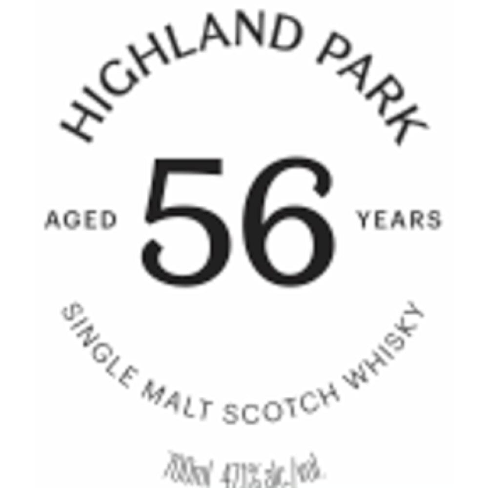 Highland Park 56 Year Old Single Malt Scotch