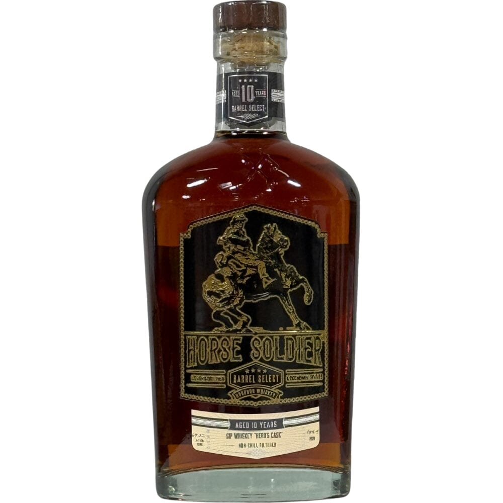 Horse Solider X Sip Whiskey “Hero’s Cask” 10 Year Old Barrel Select Bourbon Bourbon Horse Soldier Bourbon 